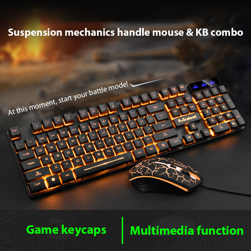 Gaming Keyboard And Mouse Set - Set Keyboard dan Mouse KM320 Keyboard