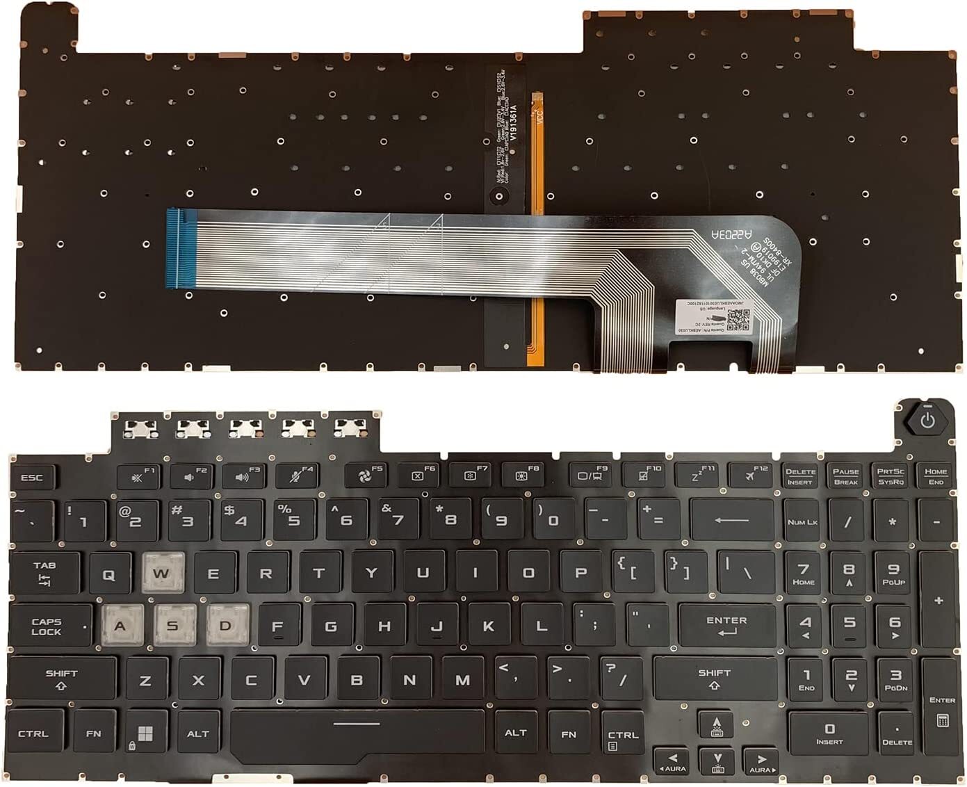 Gaming Keyboard Backlit - Baru untuk Keyboard Laptop Asus TUF
