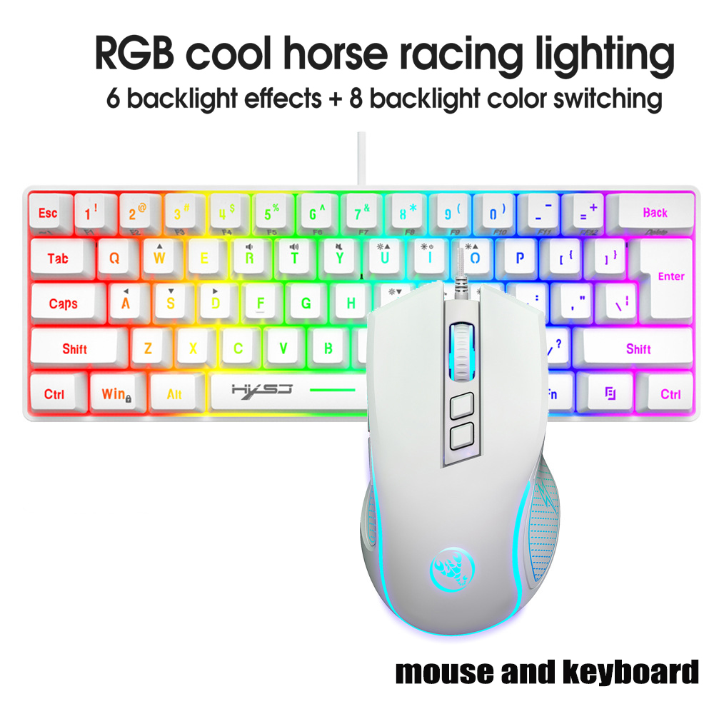 Gaming Keyboard And Mouse Set - Keyboard dan Mouse Kit Gamer Keyboard