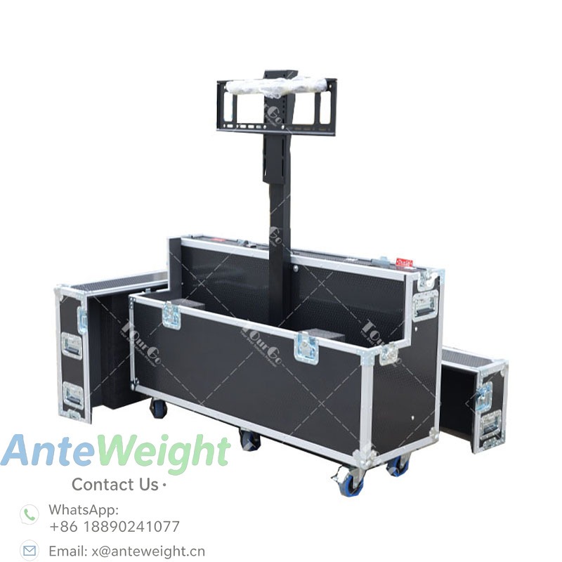 Aluminum Case 65 - Kotak Transportasi TV Portabel 55/65 Inci