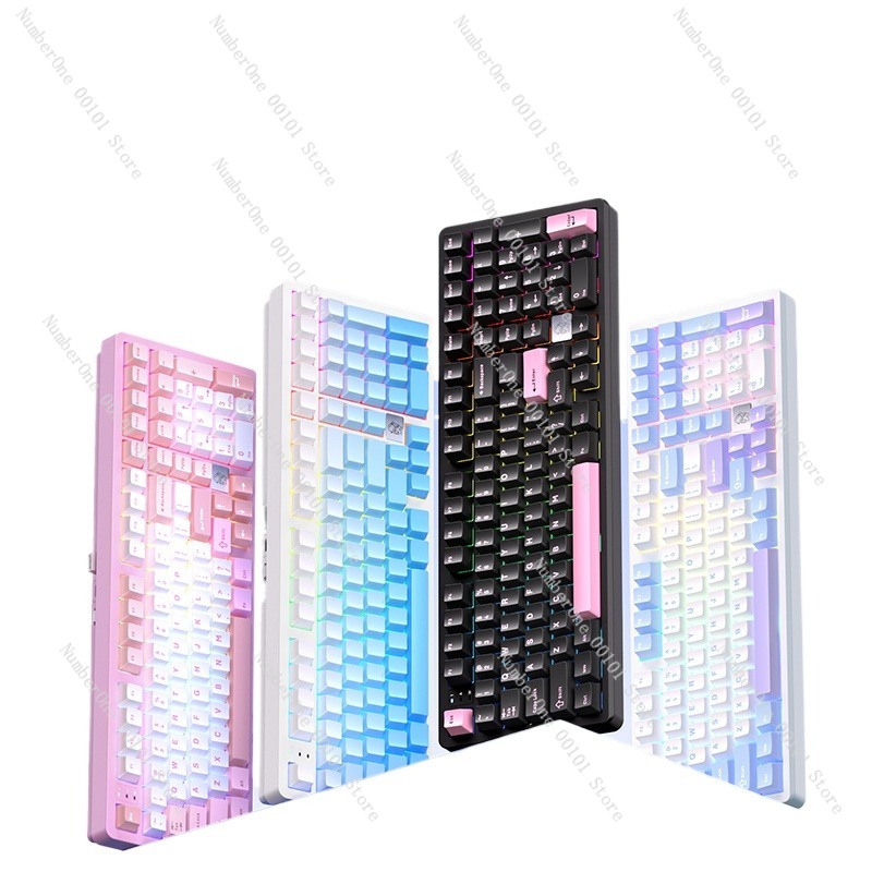 Gaming Keyboard Esports - Keyboard Mekanik Paduan Aluminium, Keyboard Gaming