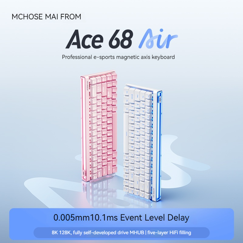 Gaming Keyboard Esports - Keyboard Mekanik Mchose Ace68 Air Magnetic