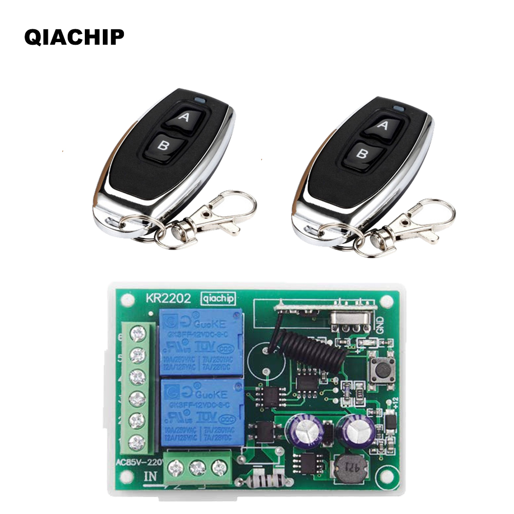 Qiacip 433 MHz AC 110V 220V 2C - Switch Opener Tool ulasan dan harga