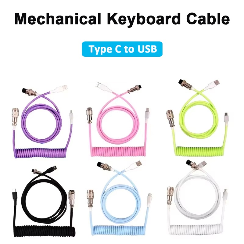 Kabel Melingkar Keyboard Mekan - Gaming Keyboard Type C ulasan dan harga