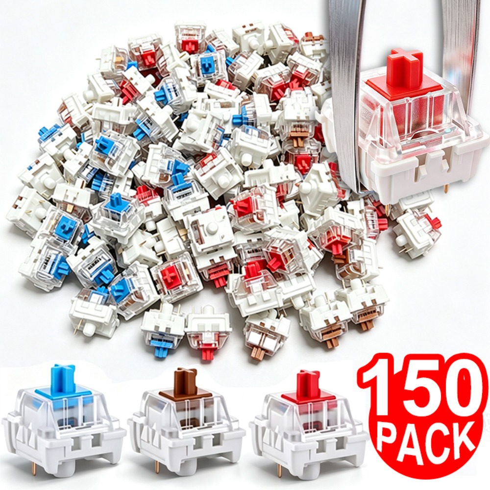 1-150 Buah 3 Pin DIY Sakelar K - Keyboard Gaming Blue Switch ulasan dan harga
