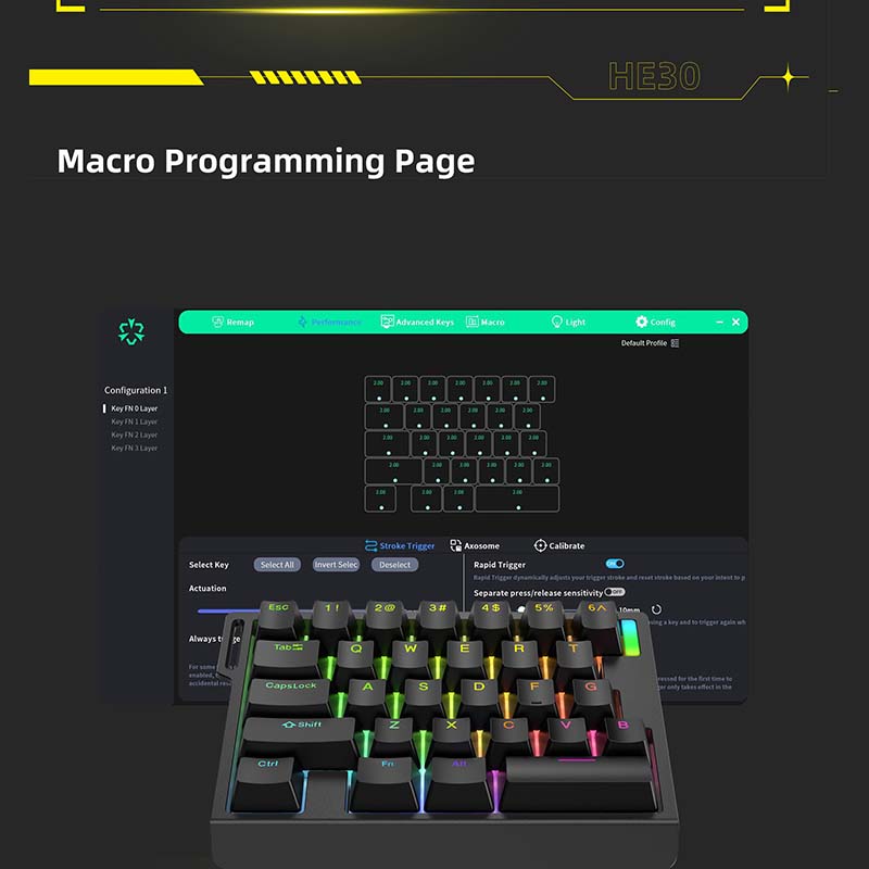 HE30 Keyboard Gaming Mekanik 2 - Gaming Keyboard Esports ulasan dan harga