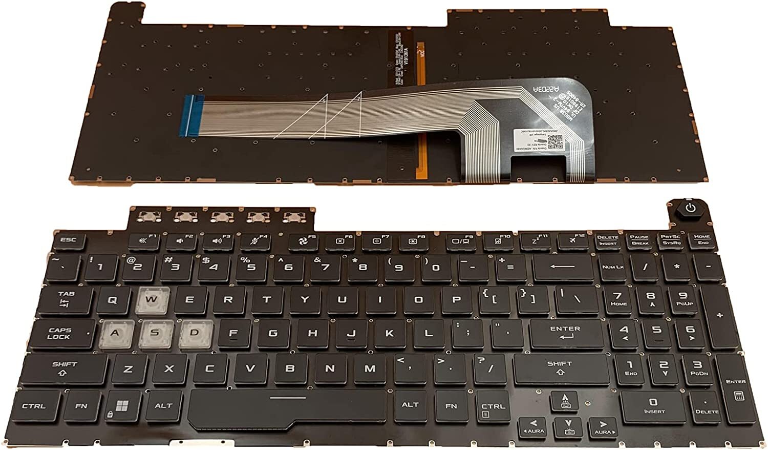 Baru untuk Keyboard Laptop Asu - Gaming Keyboard Backlit ulasan dan harga