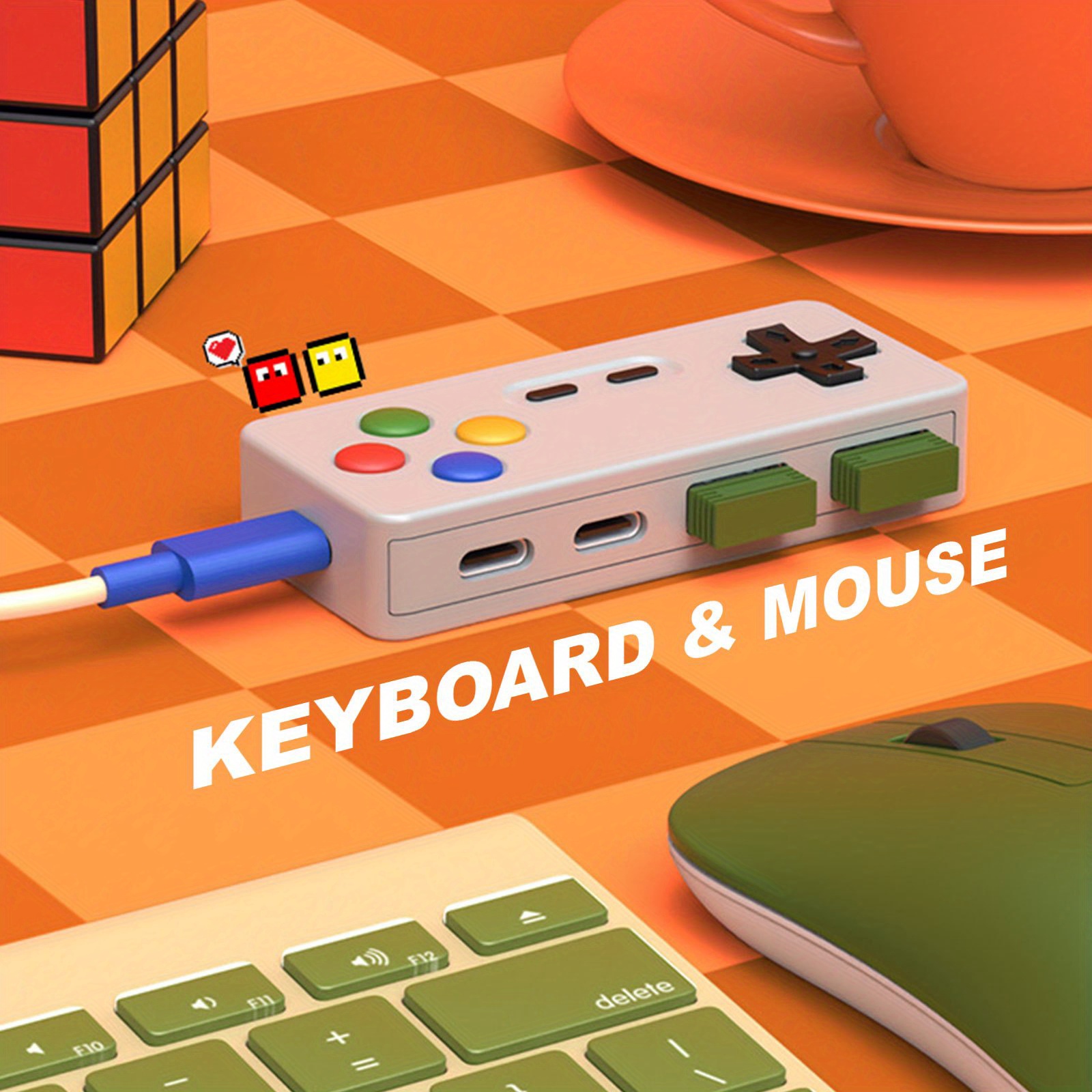 1 Buah Adaptor Ekstensi USB C  - Gaming Keyboard Type C ulasan dan harga