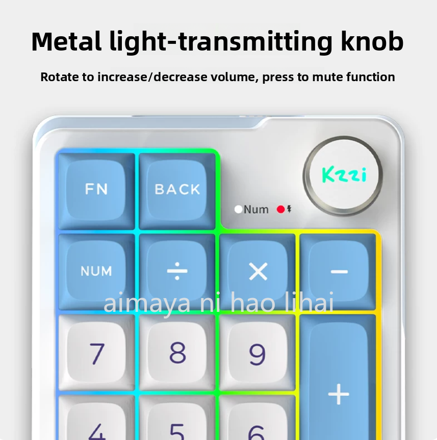 Kzzi K20 Mini Keypad Tiga Mode - Gaming Keyboard Esports ulasan dan harga