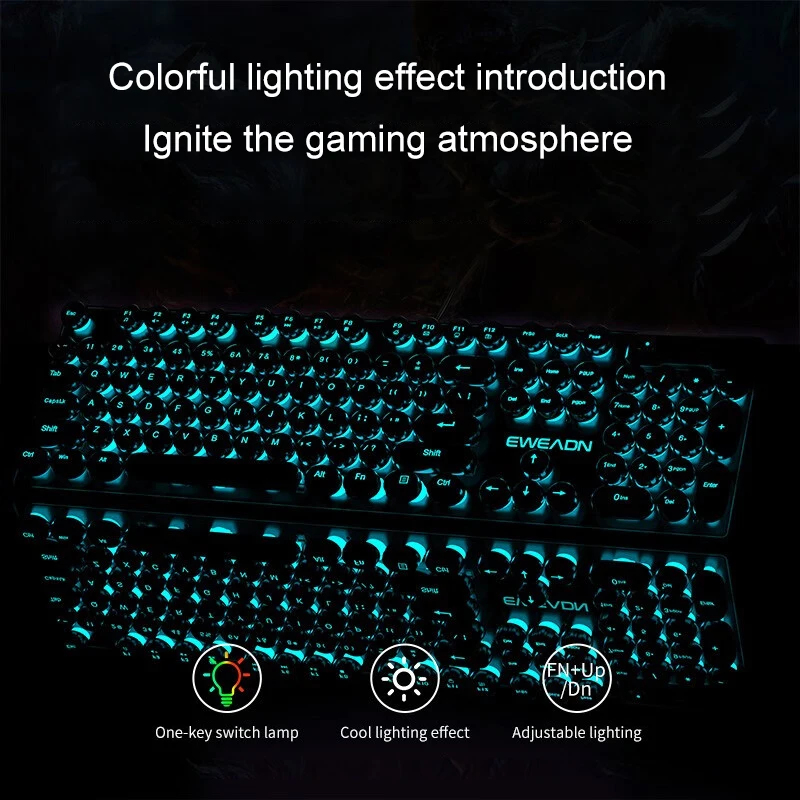 Set Keyboard dan Mouse Retro P - Gaming Keyboard Backlit ulasan dan harga