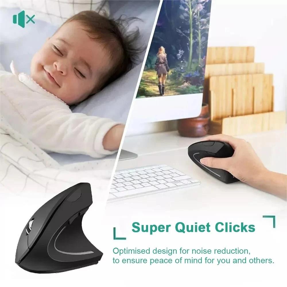 Mouse Vertikal Ergonomis 2.4GH - Gaming Keyboard Ergonomics ulasan dan harga