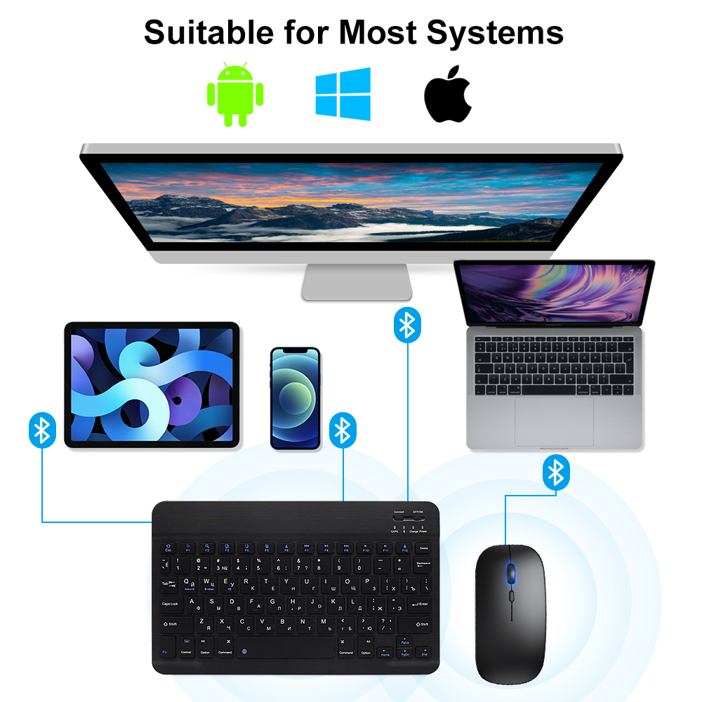 Keyboard dan Mouse Bluetooth,  - Gaming Keyboard And Mouse Set ulasan dan harga