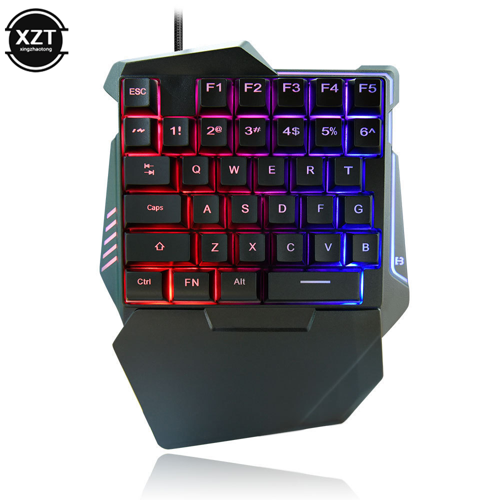 Keyboard USB Satu Tangan untuk - Gaming Keyboard Half ulasan dan harga