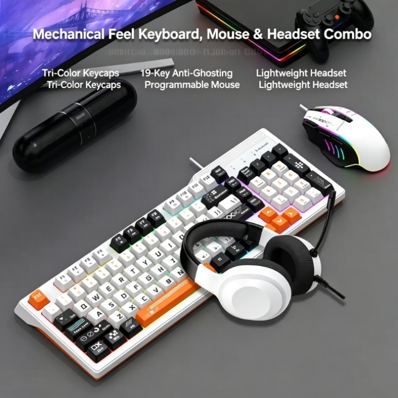 K8pro 3 In 1 Gaming Combo Set  - Gaming Keyboard And Mouse Set ulasan dan harga