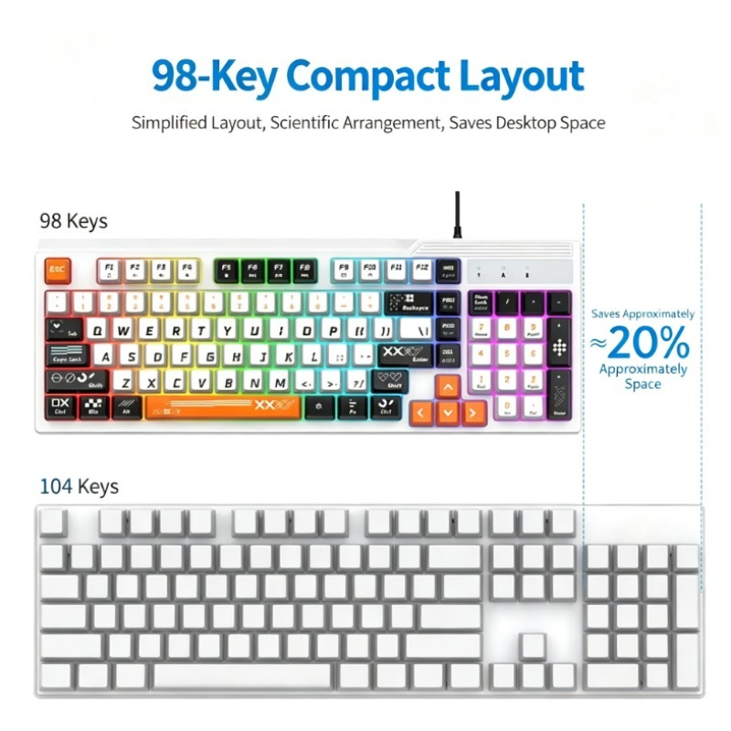 K8pro 3 In 1 Gaming Combo Set  - Gaming Keyboard And Mouse Set ulasan dan harga