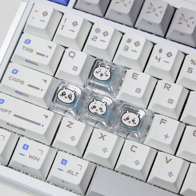 Chiikawa 4 Buah Keycap Transpa - Gaming Keyboard Esports ulasan dan harga