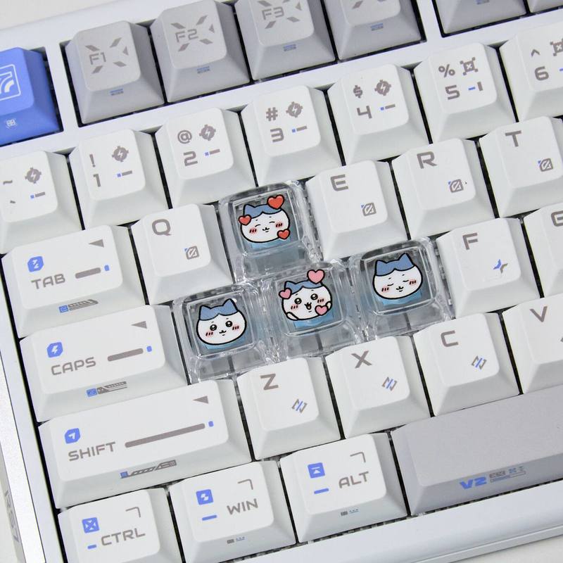 Chiikawa 4 Buah Keycap Transpa - Gaming Keyboard Esports ulasan dan harga