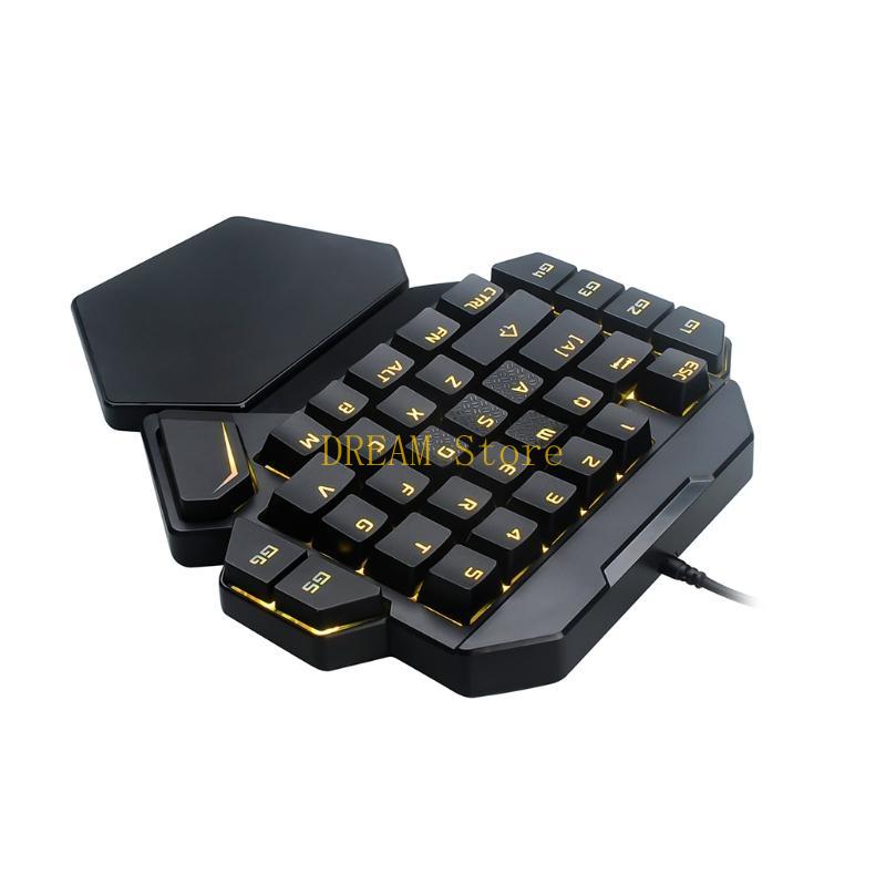Lampu Latar Bercahaya RGB Satu - Gaming Keyboard Half ulasan dan harga