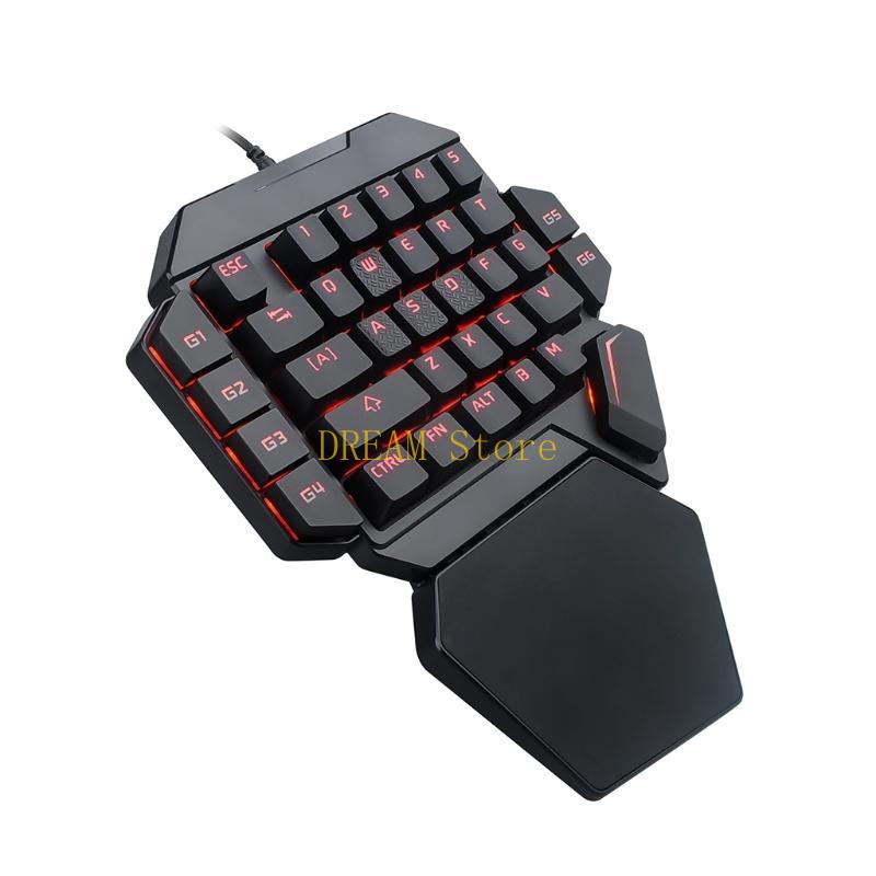 Lampu Latar Bercahaya RGB Satu - Gaming Keyboard Half ulasan dan harga