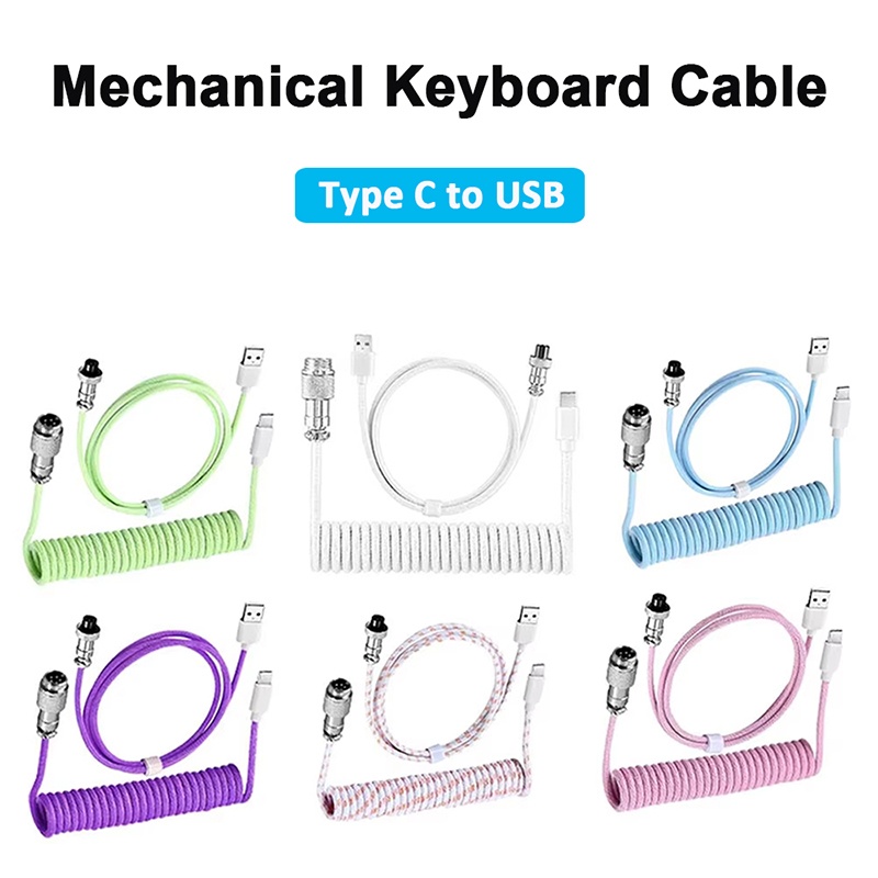 Kabel Mekanis USB Tipe C untuk - Gaming Keyboard Type C ulasan dan harga