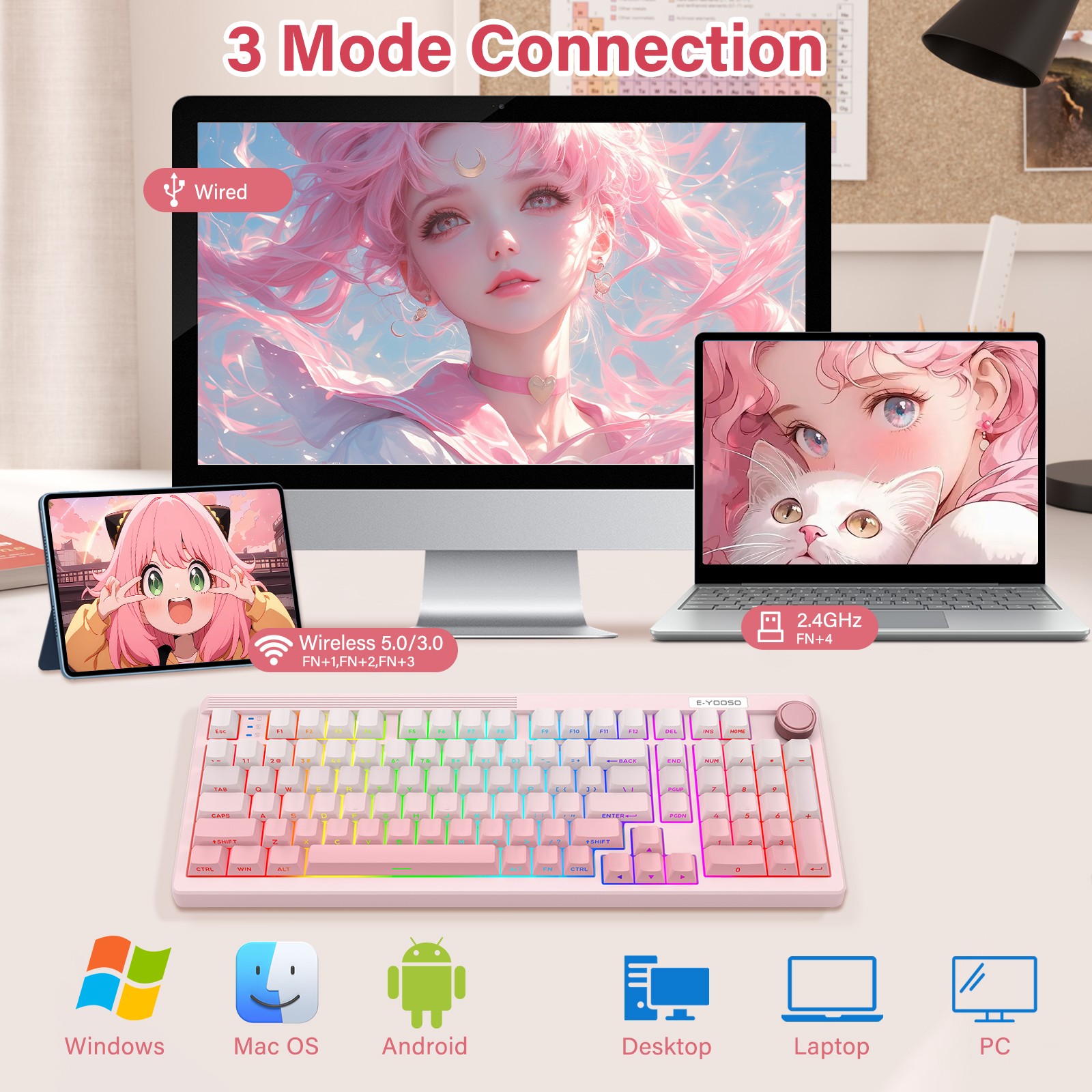 E-YOOSO Keyboard Mekanik Gamin - Gaming Keyboard E Yooso ulasan dan harga