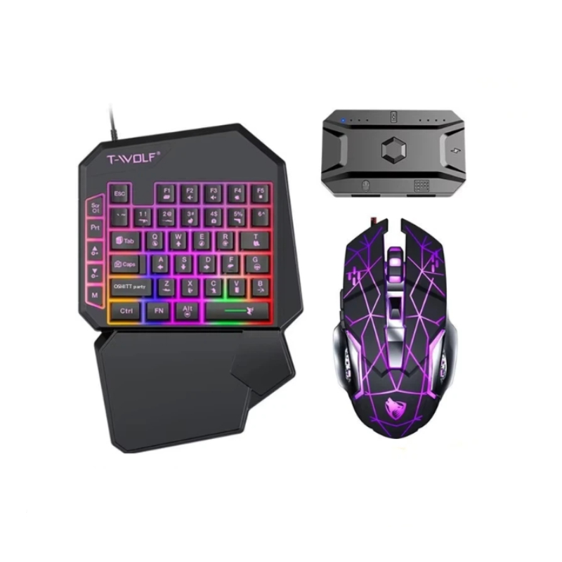 T-Wolf Tf950 5 in 1 Keyboard G - Gaming Keyboard Half ulasan dan harga