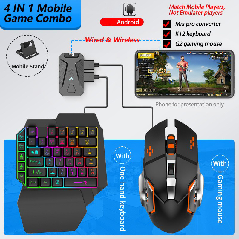 Kit Keyboard dan Mouse Gaming  - Gaming Keyboard Half ulasan dan harga