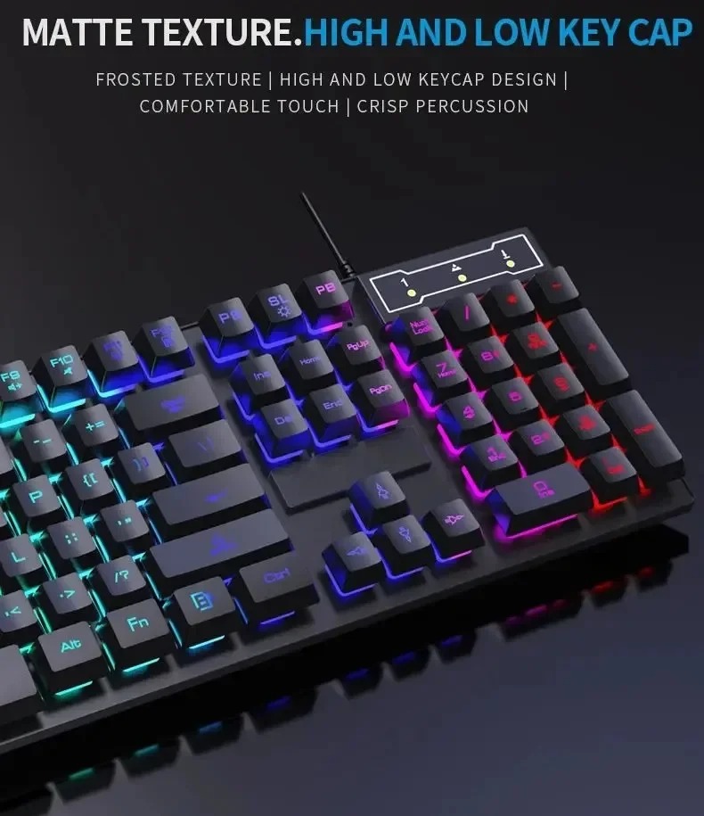 Kebidumei 104 Key Keyboard Mek - Gaming Keyboard Half ulasan dan harga