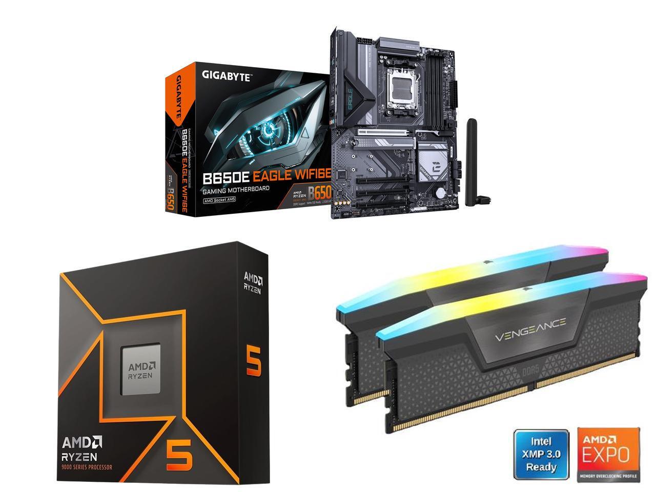 Motherboard GIGABYTE B650E EAG - Corsair Ram Vengeance 16Gb ulasan dan harga
